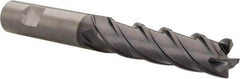 Kennametal - 3/4", 4 Flute, Solid Carbide, Corner Chamfer End Mill - 6" OAL, 3" LOC - USA Tool & Supply