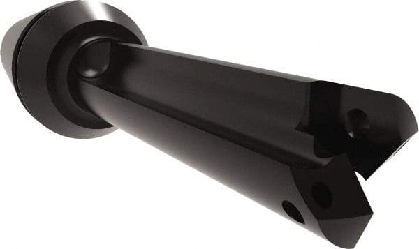 Allied Machine and Engineering - Series Z, 7/16 to 1/2" Diam, ER20 ER Collet, Straight Flute Spade Drill - 1-3/8" Max Depth, 1-29/32" Body Length, 3-15/64" OAL, Short Length, Through Coolant - USA Tool & Supply
