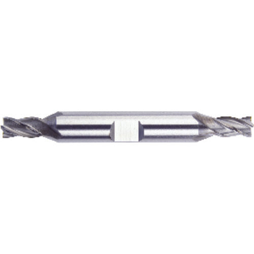 5/32″ × 3/8″ × 15/64″ × 2 3/4″ 4 Flute Double End HSS Finishing Center Cutting End Mill-Uncoated - Exact Industrial Supply