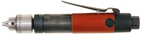 Ingersoll-Rand - 1/4" Keyed Chuck - Inline Handle, 1,900 RPM, 15 CFM, 0.25 hp, 90 psi - USA Tool & Supply