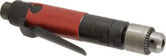 Ingersoll-Rand - 1/4" Keyed Chuck - Inline Handle, 3,300 RPM, 15 CFM, 0.25 hp, 90 psi - USA Tool & Supply