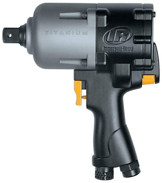 Ingersoll-Rand - 1" Drive, 5,300 RPM, 2,500 Ft/Lb Torque Impact Wrench - Pistol Grip Handle, 800 IPM, 75 CFM, 1/2" NPT Inlet - USA Tool & Supply