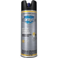 Sprayon - 10 oz Aerosol Dry Film Lubricant - Black, -40°F to 850°F - USA Tool & Supply