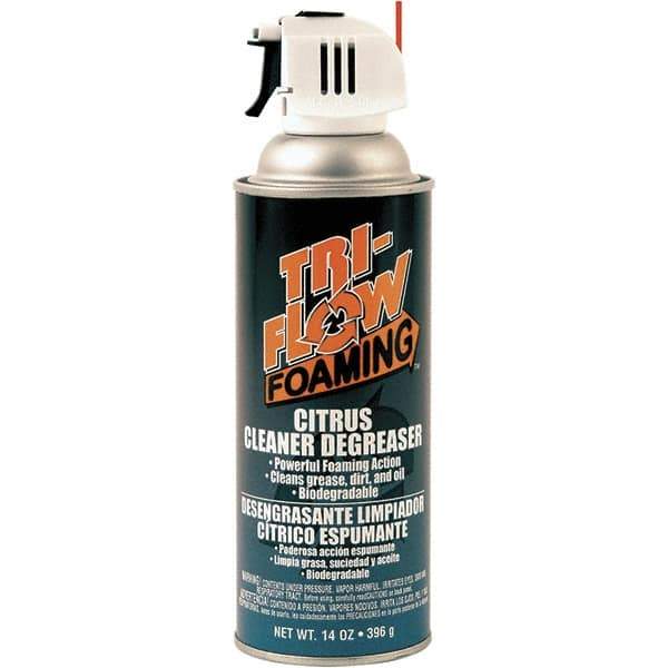 Tri-Flow - 14 oz Aerosol Cleaner/Degreaser - Aerosol, Citrus - USA Tool & Supply