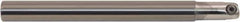 Millstar - 3/4" Cut Diam, 1-1/2" Max Depth of Cut, 3/4" Shank Diam, 8" OAL, Indexable Ball Nose End Mill - Straight Shank, CBCY Toolholder, BD-N, BD-R, BDS, FB-R, TO, TOBD-NF, HF Insert - USA Tool & Supply