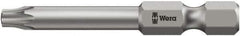 Wera - 15IP Torx Plus Bit - 1/4" Hex Drive, 70" OAL - USA Tool & Supply