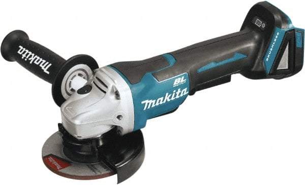 Makita - 4-1/2" Wheel Diam, 8,500 RPM, Cordless Cutoff & Cutoff-Grinder Tool - Straight Handle - USA Tool & Supply