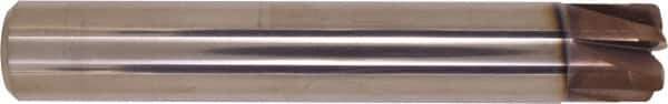 Millstar - 12mm, 6 Flute, Single End, Solid Carbide, 1.32mm Corner Radius End Mill - 100mm OAL, Right Hand Flute, 4.5mm LOC, Right Hand Cut - USA Tool & Supply