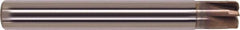 Millstar - 10mm, 6 Flute, Single End, Solid Carbide, 1.1mm Corner Radius End Mill - 76mm OAL, Right Hand Flute, 4.5mm LOC, Right Hand Cut - USA Tool & Supply
