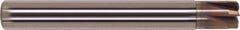 Millstar - 8mm, 6 Flute, Single End, Solid Carbide, 0.94mm Corner Radius End Mill - 76mm OAL, Right Hand Flute, 4mm LOC, Right Hand Cut - USA Tool & Supply