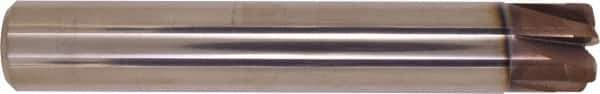 Millstar - 1/2", 6 Flute, Single End, Solid Carbide, 0.056" Corner Radius End Mill - 4" OAL, Right Hand Flute, 3/16" LOC, Right Hand Cut - USA Tool & Supply
