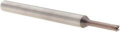 Millstar - 1/8", 4 Flute, Single End, Solid Carbide, 0.015" Corner Radius End Mill - 3" OAL, Right Hand Flute, 3/32" LOC, Right Hand Cut - USA Tool & Supply