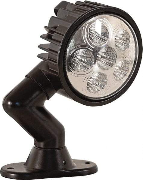 Buyers Products - 12 to 24 Volt, Clear LED Spotlight - 1.5 Amps, 1,350 Lumens, 6 LED Lamp - USA Tool & Supply