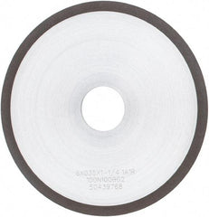 Tru-Maxx - 6" 100 Grit Diamond Cutoff Wheel - 0.035" Thick, 1-1/4" Arbor, Use with Angle Grinders - USA Tool & Supply