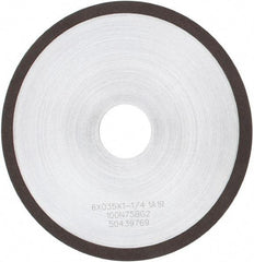 Tru-Maxx - 6" 100 Grit Diamond Cutoff Wheel - 0.035" Thick, 1-1/4" Arbor, Use with Angle Grinders - USA Tool & Supply