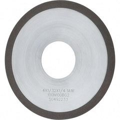 Tru-Maxx - 4" 100 Grit Diamond Cutoff Wheel - 1/32" Thick, 1-1/4" Arbor, Use with Angle Grinders - USA Tool & Supply