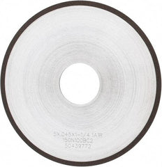 Tru-Maxx - 5" 150 Grit Diamond Cutoff Wheel - 0.045" Thick, 1-1/4" Arbor, Use with Angle Grinders - USA Tool & Supply