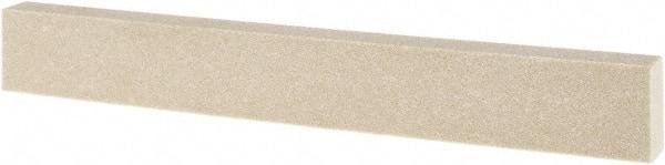 Tru-Maxx - 120 Grit Aluminum Oxide Rectangular Polishing Stone - Fine Grade, 1" Wide x 8" Long x 1/2" Thick - USA Tool & Supply