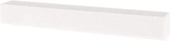 Tru-Maxx - 80 Grit Aluminum Oxide Square Polishing Stone - Medium Grade, 1" Wide x 8" Long x 1" Thick - USA Tool & Supply