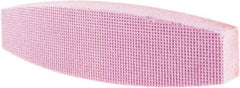 Tru-Maxx - 60 Grit Aluminum Oxide Boat (Shape) Polishing Stone - Medium Grade, 2-1/2" Wide x 9" Long x 1-1/2" Thick - USA Tool & Supply