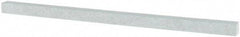 Tru-Maxx - 400 Grit Silicon Carbide Square Polishing Stone - Super Fine Grade, 1/4" Wide x 6" Long x 1/4" Thick - USA Tool & Supply