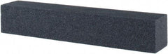 Tru-Maxx - 120 Grit Silicon Carbide Square Polishing Stone - Fine Grade, 1" Wide x 6" Long x 1" Thick - USA Tool & Supply