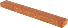 Tru-Maxx - 80 Grit Aluminum Oxide Rectangular Roughing Stone - Medium Grade, 1" Wide x 8" Long x 1/2" Thick - USA Tool & Supply