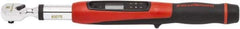 GearWrench - 3/8" Drive Electronic Torque Wrench - 10 N/m to 135 N/m Torque, 15-3/4" OAL - USA Tool & Supply