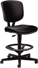 Hon - Swivel & Adjustable Stools Type: Adjustable Height Stool Base Type: Swivel - USA Tool & Supply