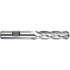 5/16" Dia. - 3-1/8" OAL - HSS-TiN - Ball Nose SE EM - 4 FL - USA Tool & Supply