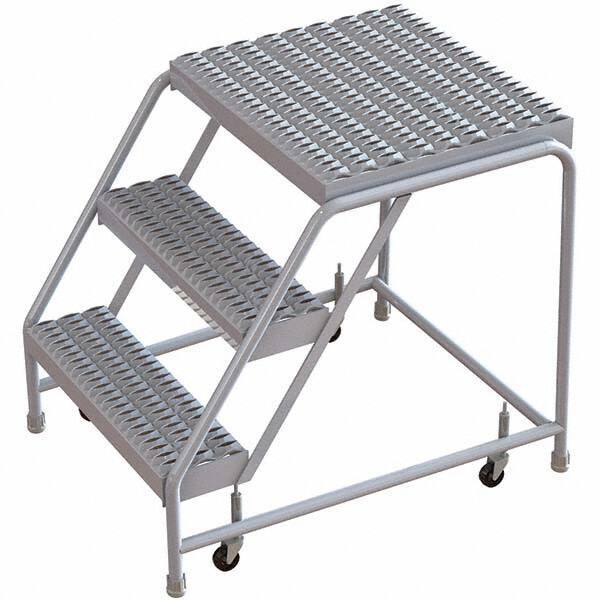 TRI-ARC - Rolling & Wall Mounted Ladders & Platforms Type: Rolling Warehouse Ladder Style: Rolling Safety Ladder - USA Tool & Supply