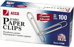 ACCO - 1-3/4" Wide Paper Fastener - Silver - USA Tool & Supply