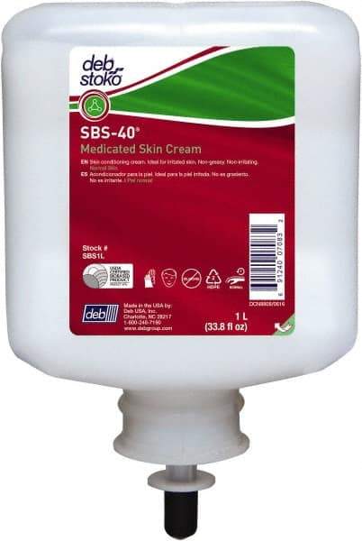 SC Johnson Professional - 1 L Medicated Skin Cream - Comes in Cartridge, Silicone Free - USA Tool & Supply