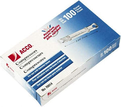 ACCO - 100 Piece Paper File Fasteners - 1" Long - USA Tool & Supply