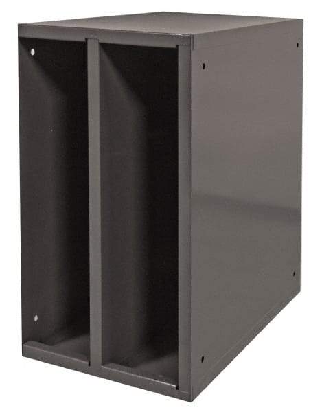 Durham - 1 Shelf, Gray Hydraulic Hose Cabinet - 25" Wide x 25" High x 15" Deep, Steel - USA Tool & Supply