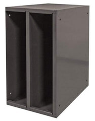 Durham - 1 Shelf, Gray Hydraulic Hose Cabinet - 25" Wide x 25" High x 15" Deep, Steel - USA Tool & Supply