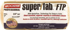 Wooster Brush - 1/2" Nap, 7" Wide Paint Roller - Semi-Rough to Rough Texture, Knitted - USA Tool & Supply