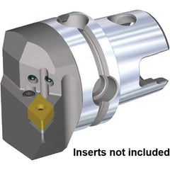 Kennametal - Left Hand Cut, Size KM63TS, DN.. 150608 & DN.. 442 Insert Compatiblity, Internal Modular Turning & Profiling Cutting Unit Head - 43mm Ctr to Cutting Edge, 60mm Head Length, Through Coolant, Series KM63 - USA Tool & Supply