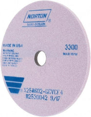 Norton - 250mm x 32mm Hole x 10mm Thick, G Hardness, 60 Grit Surface Grinding Wheel - Aluminum Oxide, Type 1 - USA Tool & Supply