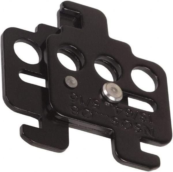 Square D - Circuit Breaker Handle Padlock Attachment - Use with PowerPact H, J, L-frame Circuit Breakers - USA Tool & Supply