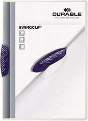 DURABLE - 11" Long x 8" Wide Report Cover - Clear - USA Tool & Supply