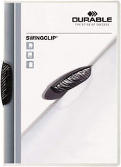 DURABLE - 11" Long x 8" Wide Report Cover - Clear - USA Tool & Supply