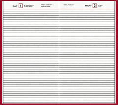 AT-A-GLANCE - 200 Sheet, 7-11/16 x 12-1/8", Composition Book - Red - USA Tool & Supply