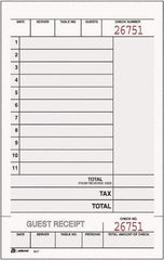 Adams Business Forms - 250 Sheet, 7-1/4 x 4-1/4", Guest Book - White - USA Tool & Supply