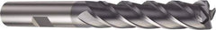 Sandvik Coromant - 10mm, 4 Flute, Single End, Solid Carbide, Corner Chamfer End Mill - 87mm OAL, Right Hand Flute, 40mm LOC, Right Hand Cut - USA Tool & Supply