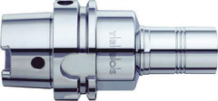 Schunk - HSK63A Taper Shank 6mm Hole End Mill Holder/Adapter - 10mm Nose Diam, 80mm Projection, Through Coolant - Exact Industrial Supply