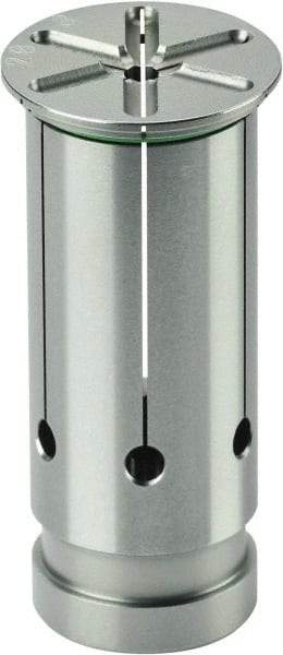 Schunk - 6mm ID x 3/4" OD, 24mm Head Diam, Slotted Hydraulic Chuck Sleeve - Steel, 2" Length Under Head - Exact Industrial Supply