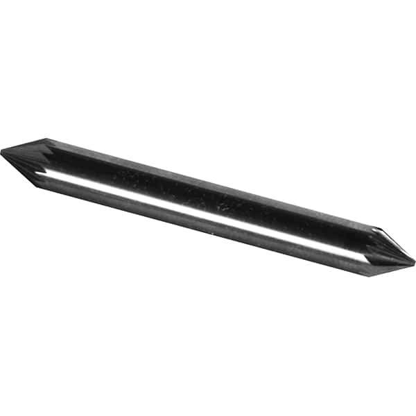 Made in USA - 6mm Cut Diam, 0.2362" Shank Diam, Cone Head Aluma Cut Burr - Carbide, 4mm LOC, 50mm OAL - USA Tool & Supply