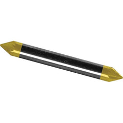 Made in USA - 6mm Cut Diam, 0.2362" Shank Diam, Cone Head Single Cut Burr - Carbide, 4mm LOC, 50mm OAL - USA Tool & Supply