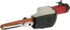 Chicago Pneumatic - 1/2 x 24 Inch, 20,000 RPM Air Belt Sander - 0.5 Hp, 1/4 Inch Inlet, 10.24 CFM Air Consumption, Rear Exhaust - USA Tool & Supply